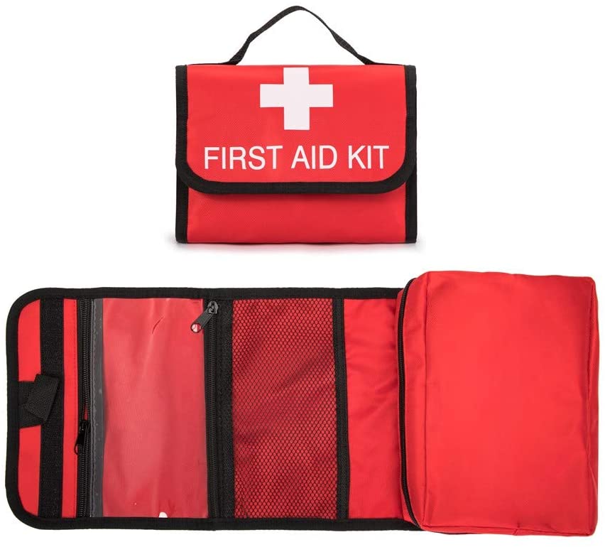 حقيبة إسعافات أولية فارغة صغيرة قابلة للطي للسفر في المنزل والمكتب والرياضة في الهواء الطلق